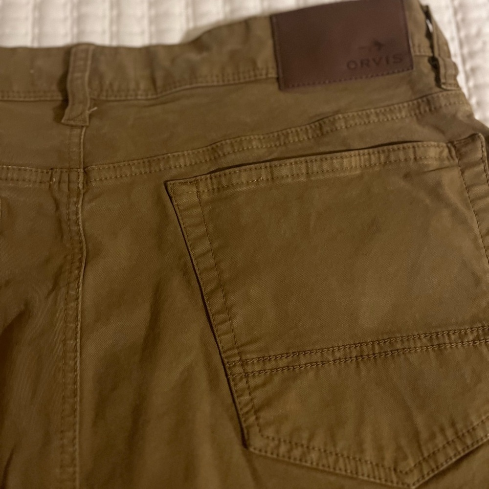 Orvis Men's Tan‎ Chinos - Picture 6 of 8